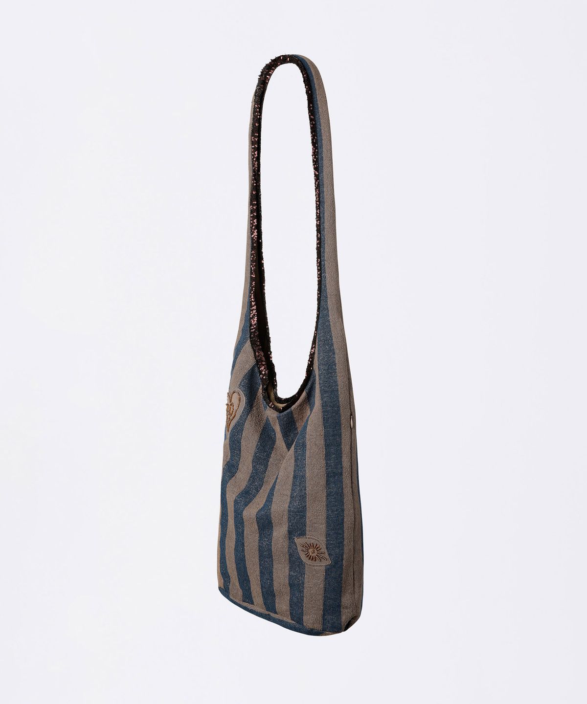 스컬프터(SCULPTOR) Terry Hobo Bag Brown