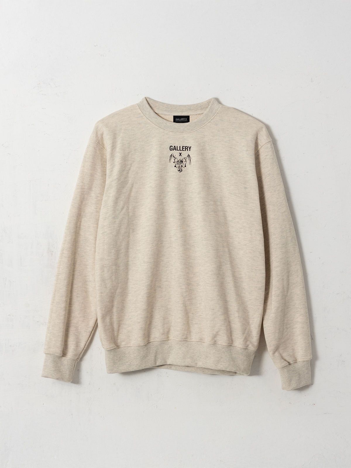 갤러리 엑스(GALLERY X) Angel Winged Lions Sweat Shirt Oatmeal (Terry)