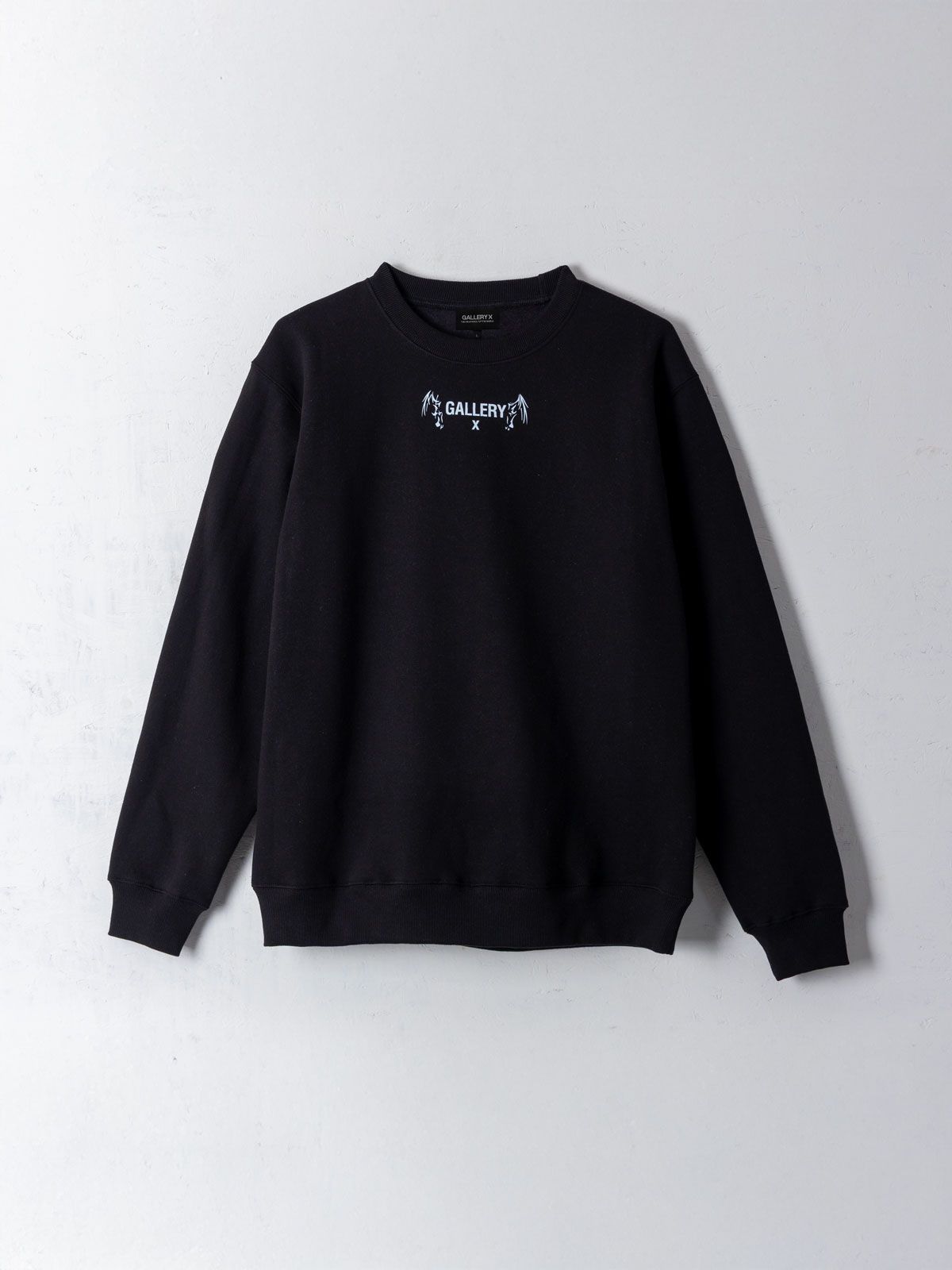 갤러리 엑스(GALLERY X) Gallery XXXX Sweat Shirt Black (Fleece)