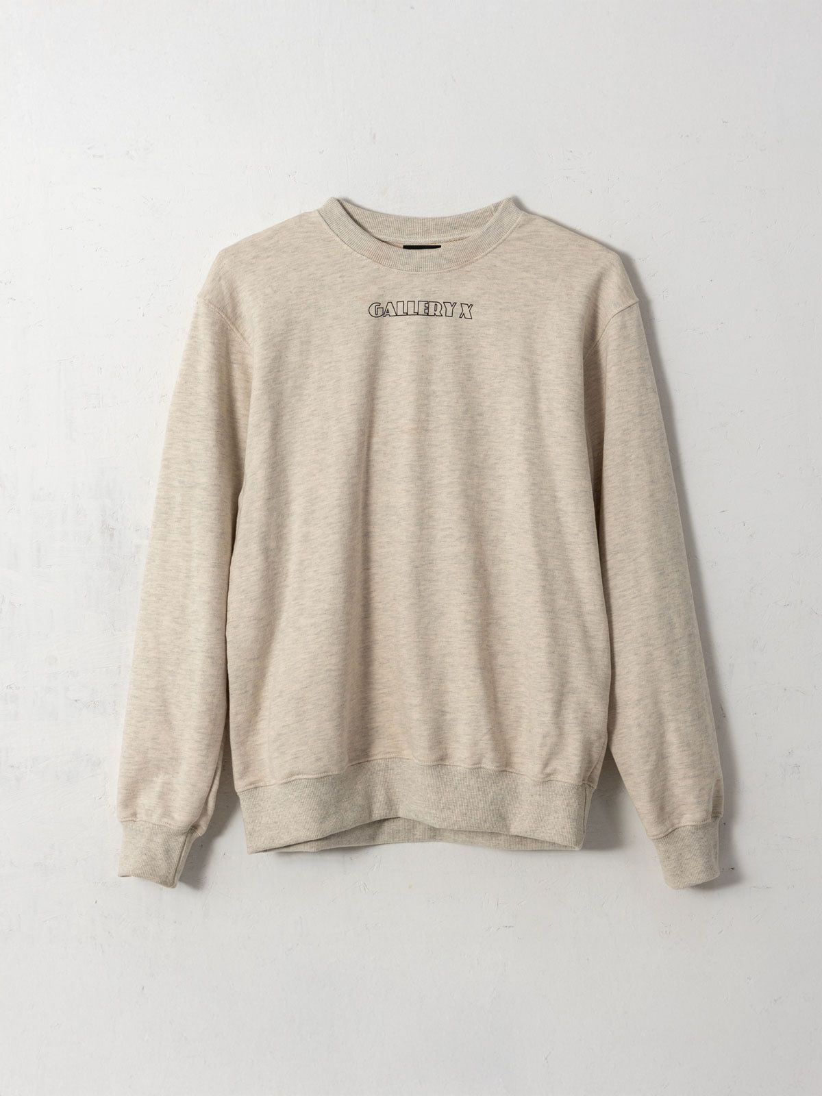 갤러리 엑스(GALLERY X) DNA X Sweat Shirt Oatmeal (Terry)