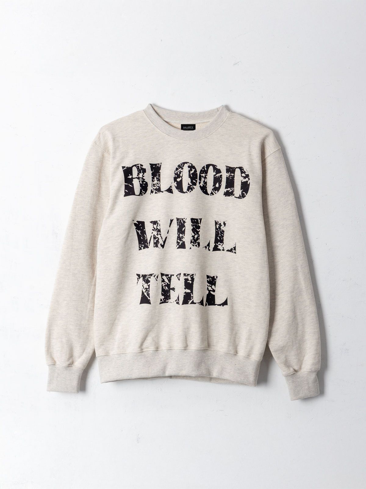 갤러리 엑스(GALLERY X) B.W.T X-ray Sweat Shirt Oatmeal (Terry)