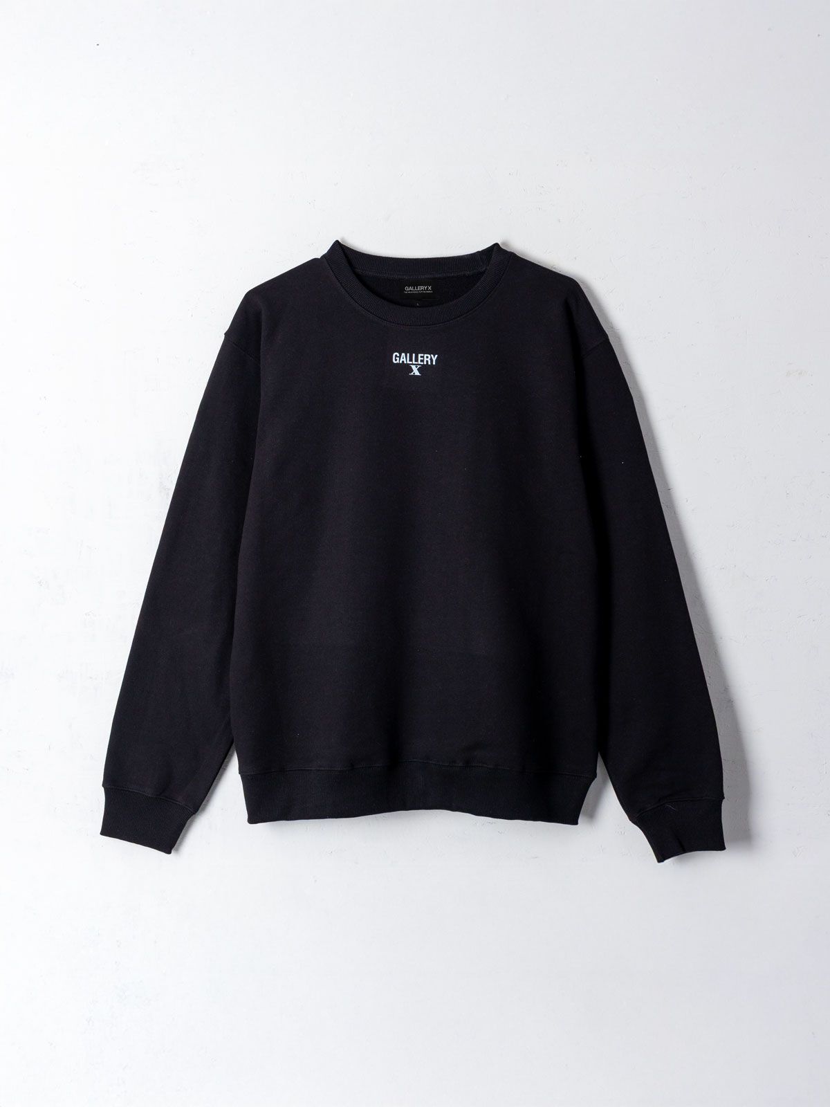 갤러리 엑스(GALLERY X) Military Sweat Shirt Black (Terry)