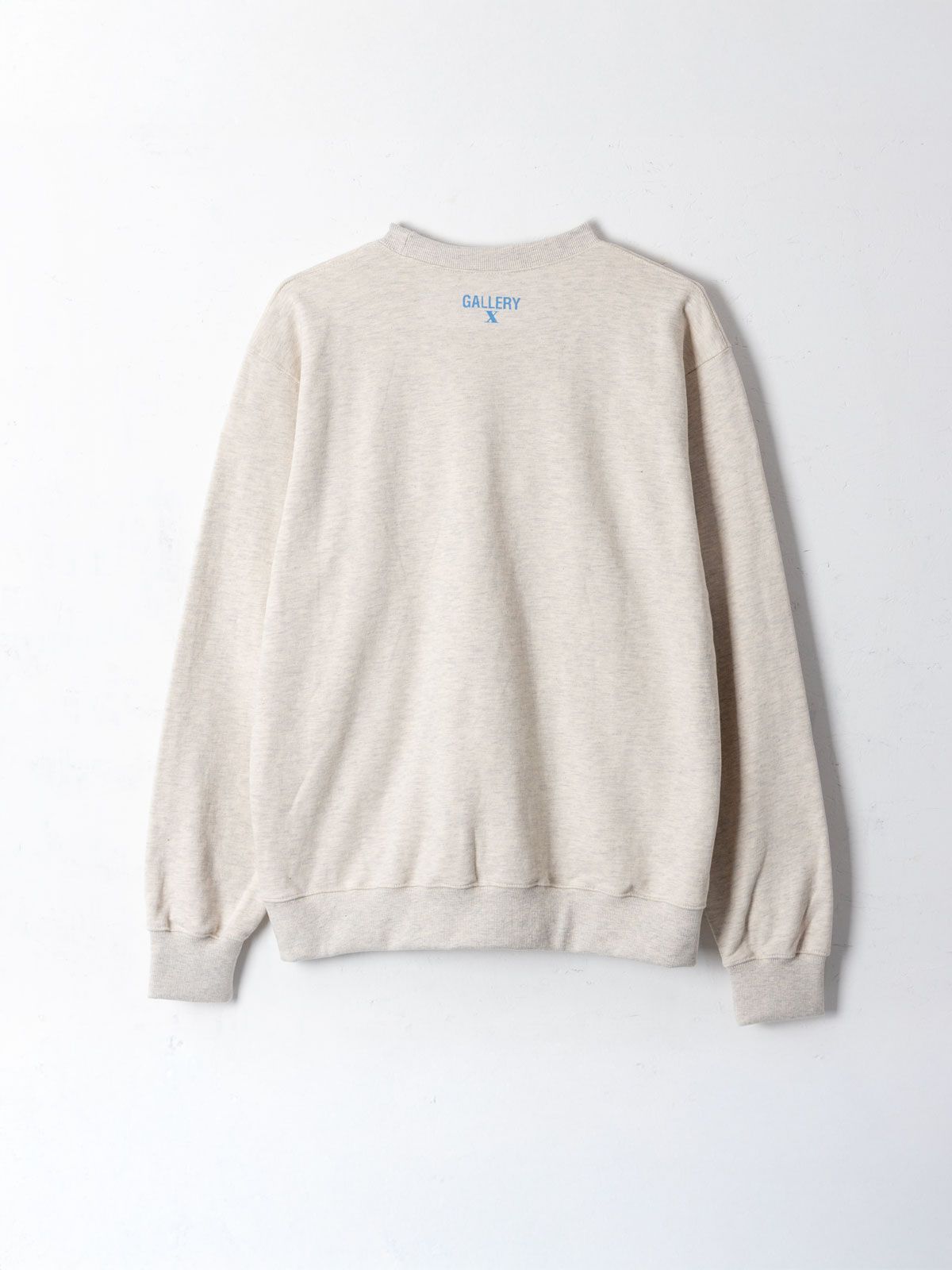 갤러리 엑스(GALLERY X) CAT Sweat Shirt Oatmeal (Fleece)