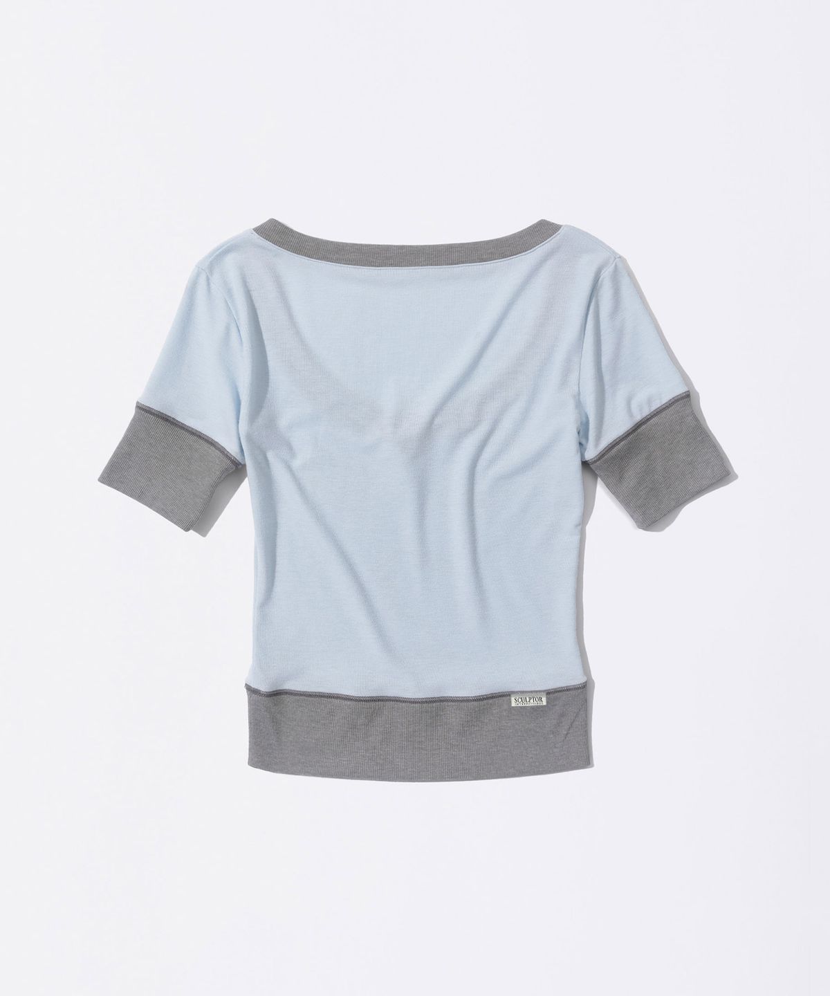스컬프터(SCULPTOR) Heart Neck Tee Sky