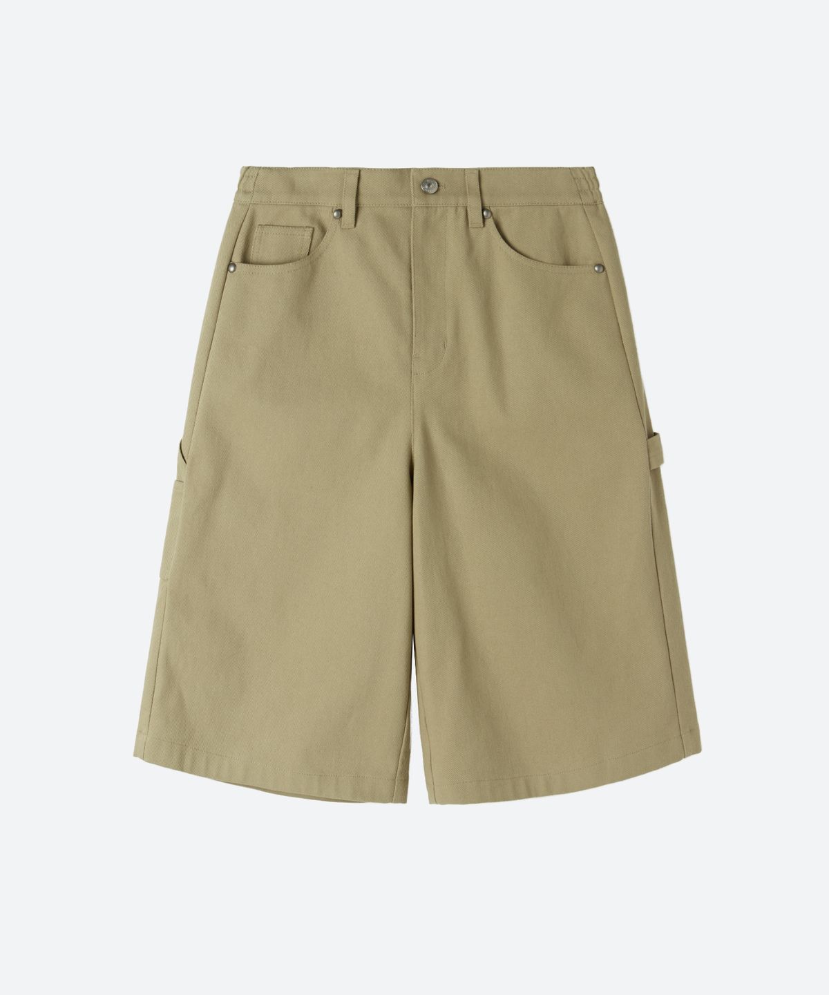 문선 아카이브(MOONSUN ARCHIVE) M.C UNISEX, Bermuda Carpenter Pants / Beige