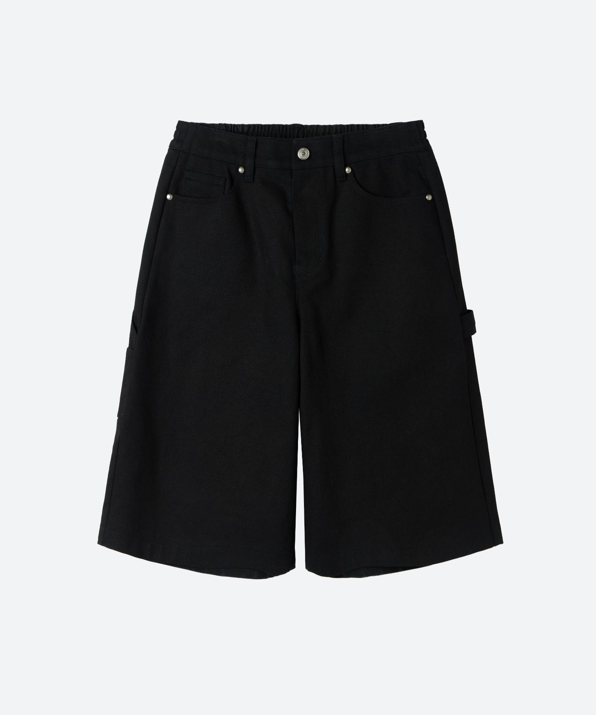 문선 아카이브(MOONSUN ARCHIVE) M.C UNISEX, Bermuda Carpenter Pants / Black