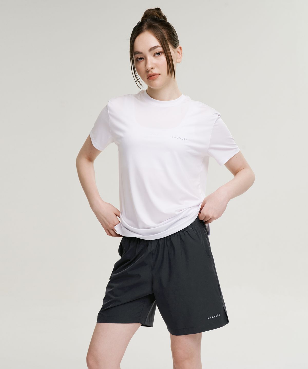 레이지비(LAZYBEE) [3PACK] 에어로터치 남여 멀티 스포츠 (스윔 러닝 짐) 반바지 쇼츠 W (3컬러)