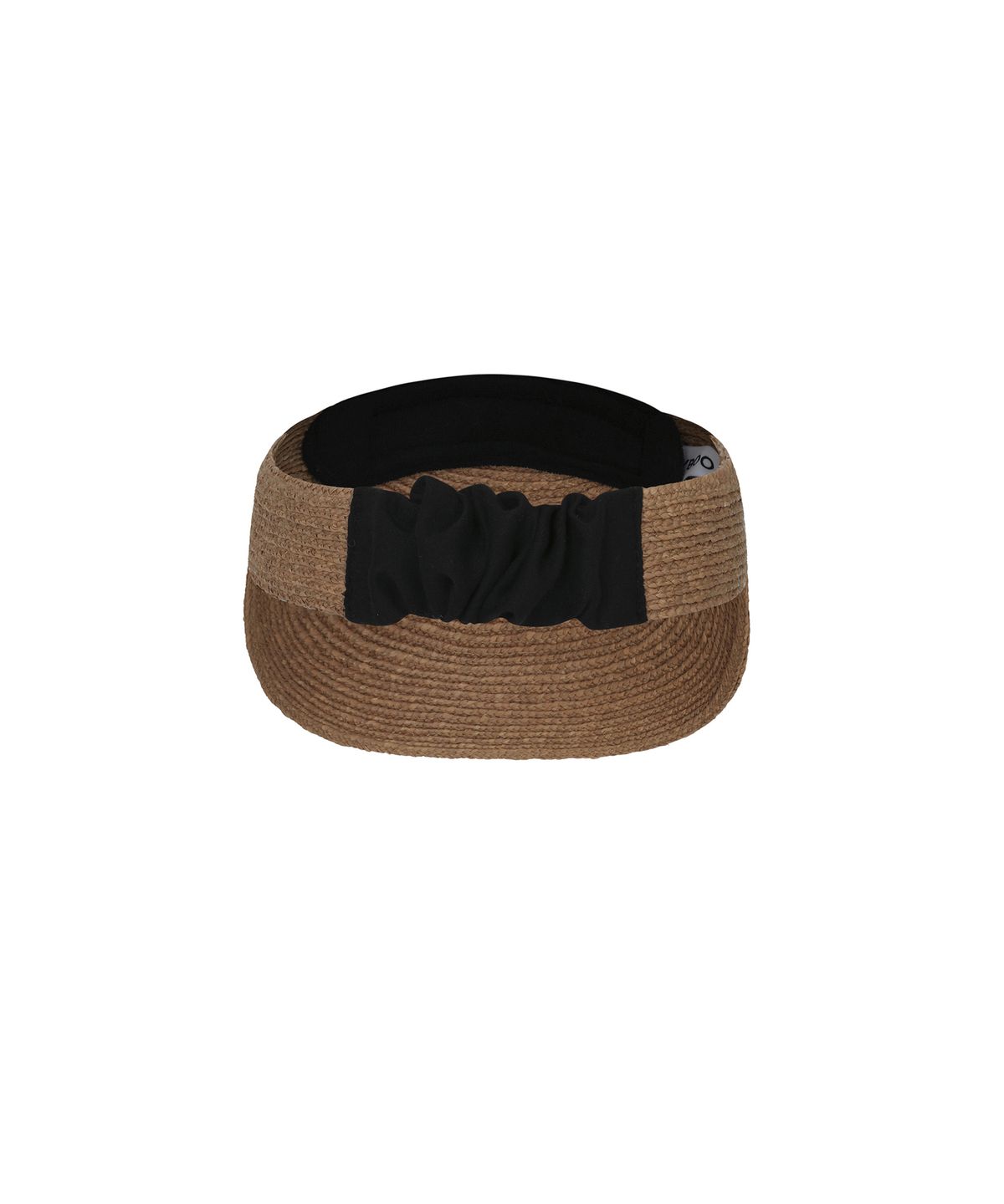 플레이부(PLAYBOO) RAFFIA ELASTIC SUNVISOR_Tan