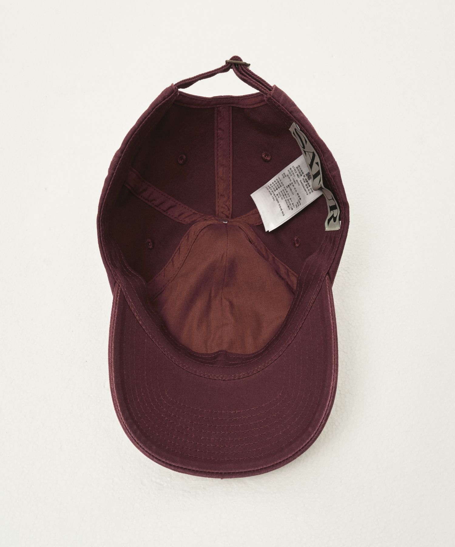 キャップ SATUR Apero Logo Washed Ball Cap 5FT2104 MUSINSA | SATUR Apero Logo Washed Ball Cap Burgundy