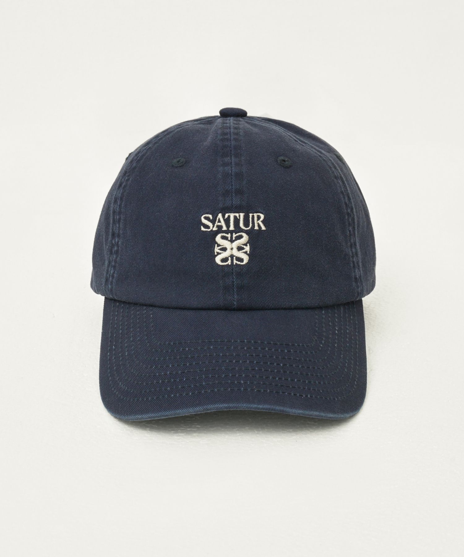 【SATUR】 Apero Logo Washed Ball Cap /追跡付 Apero Logo Washed Ball Cap - Navy | ファッション通販サイト NUGU