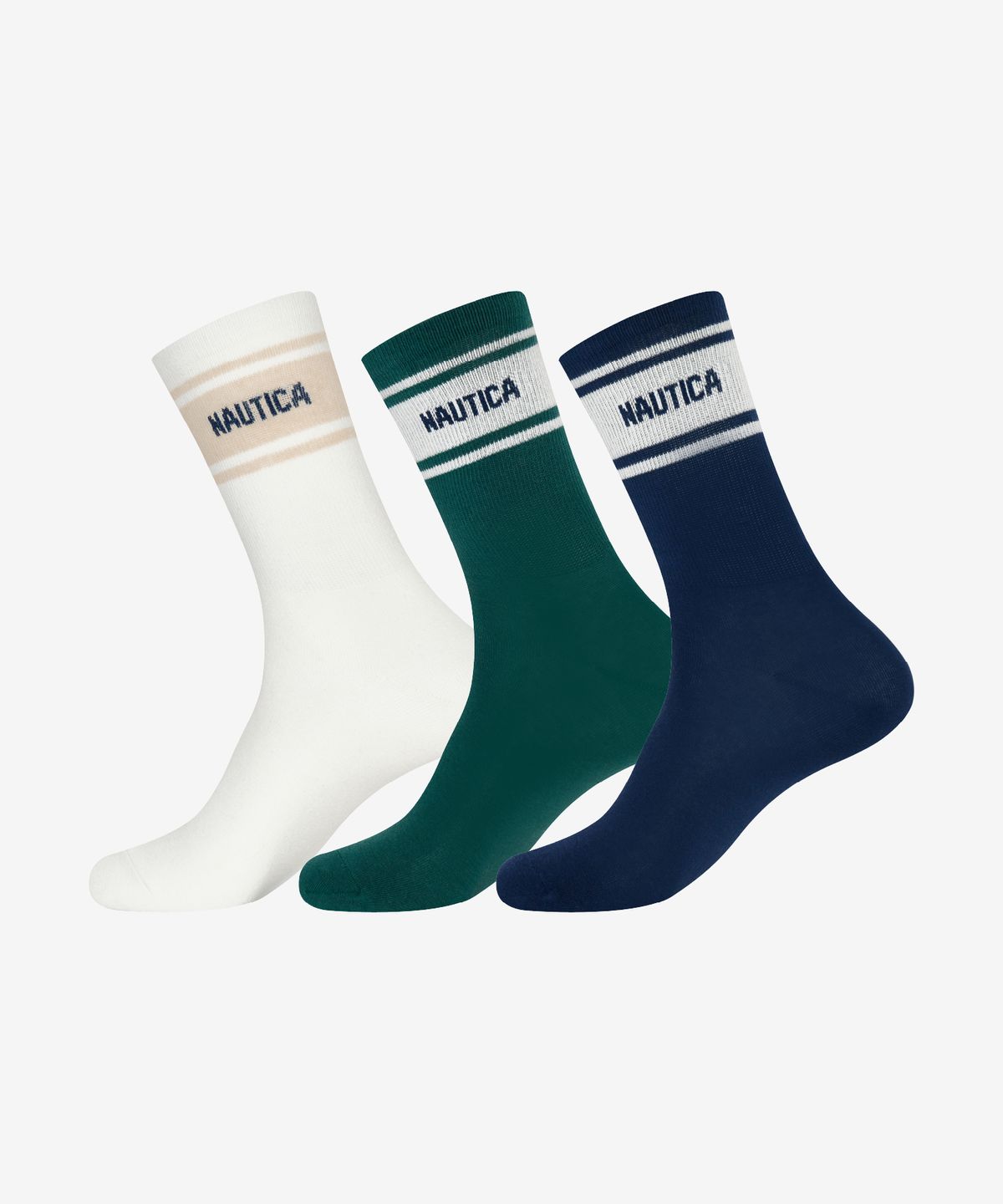 노티카(NAUTICA) 세일링 라인 크루 3족 3Color