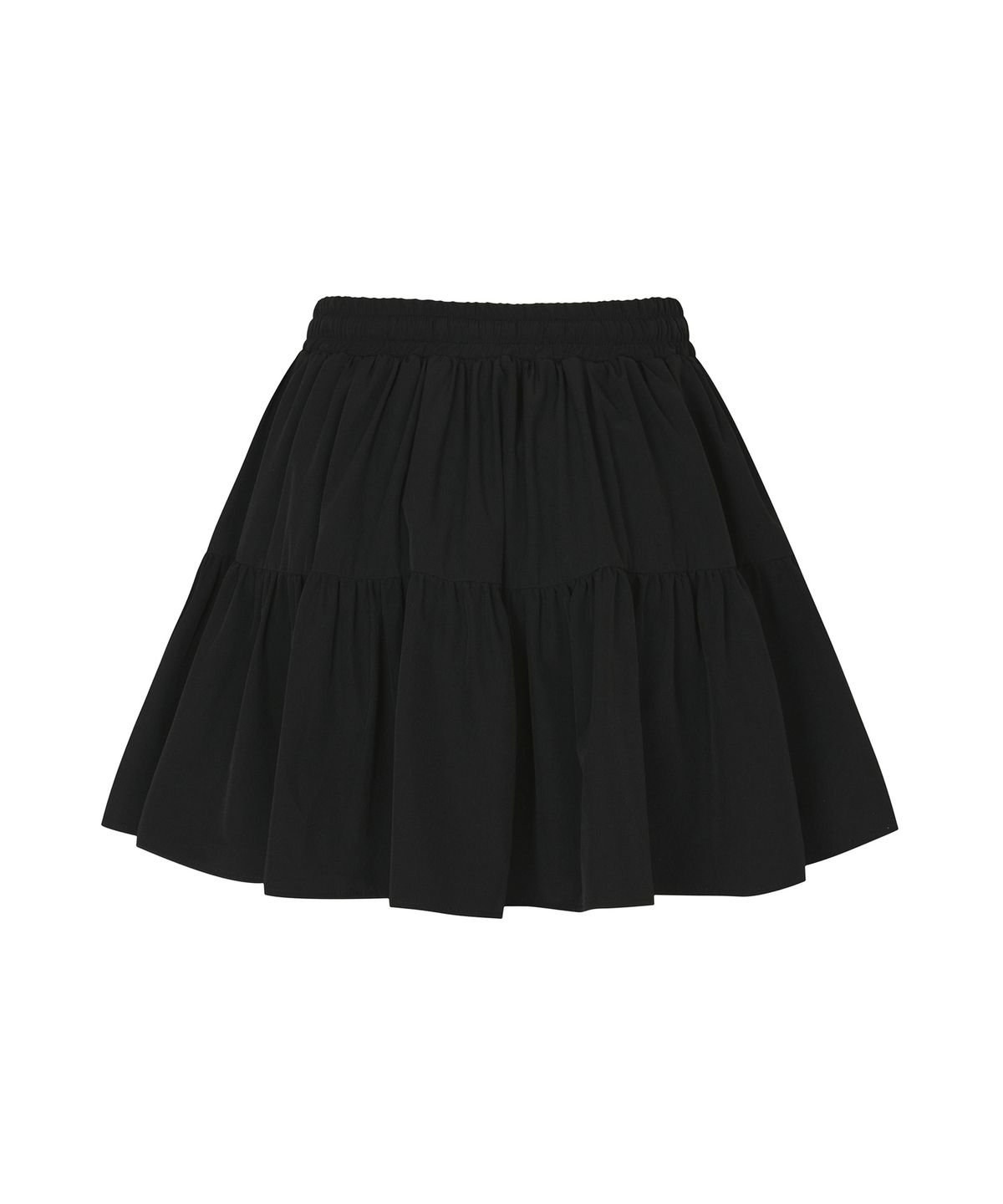 플레이부(PLAYBOO) TIERED BANDING SKIRT W/INNER PANTS_Black