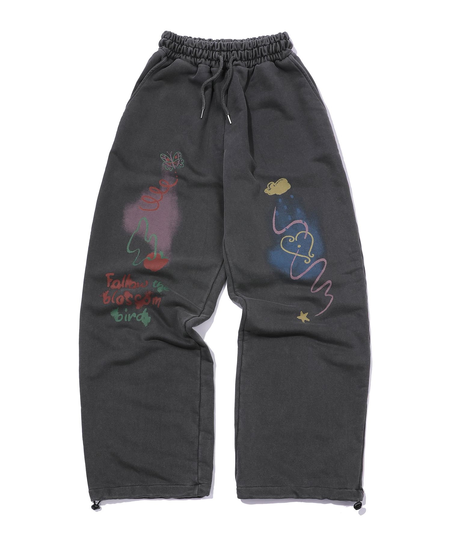 【CPGN STUDIO】25SS★ Blossom Bird Pigment Sweatpants MUSINSA | CPGN STUDIO Blossom Bird Pigment Sweatpants Smoke