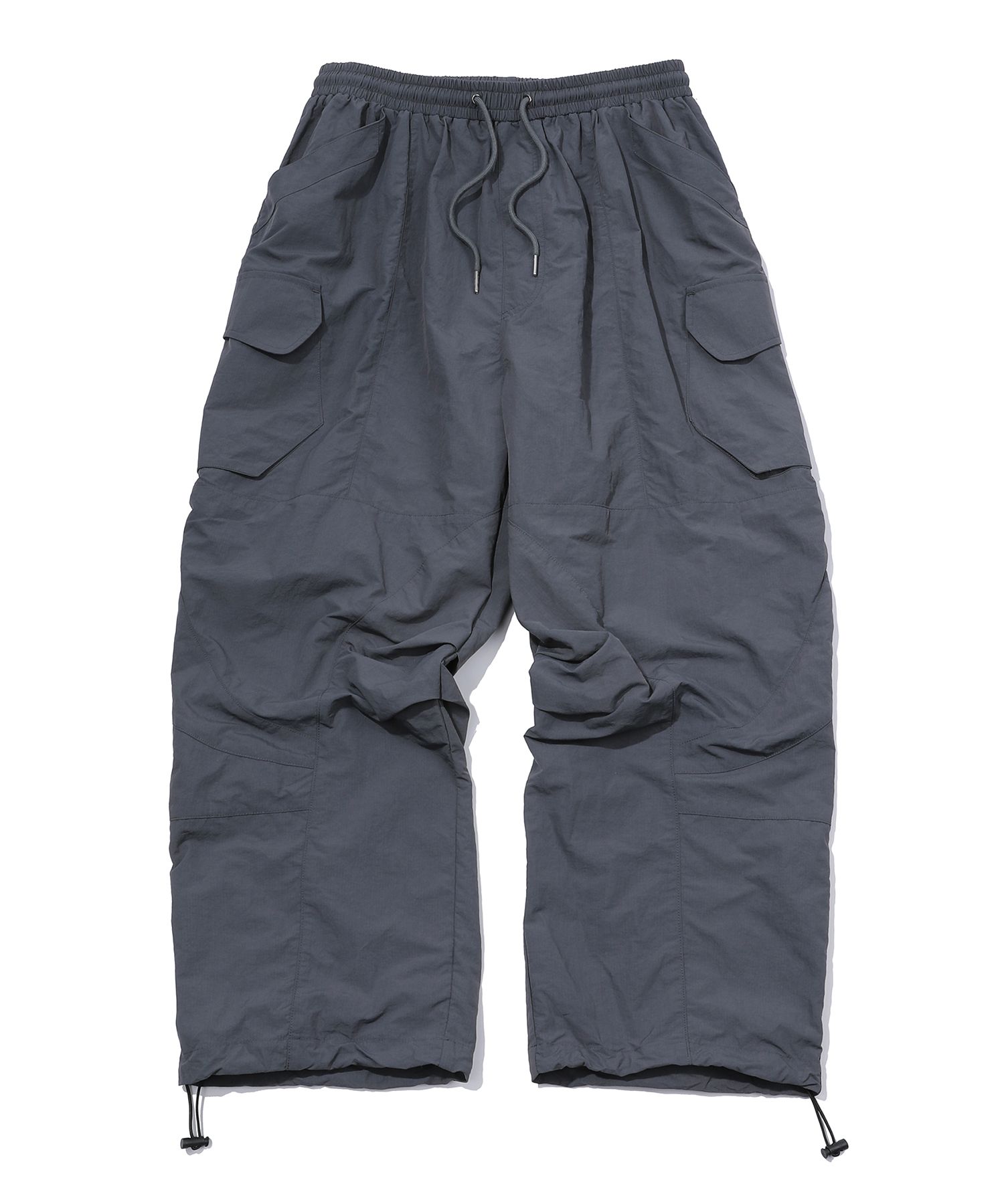 MUSINSA | CPGN STUDIO ASSASSIN Wide Nylon Cargo Pants Charcoal