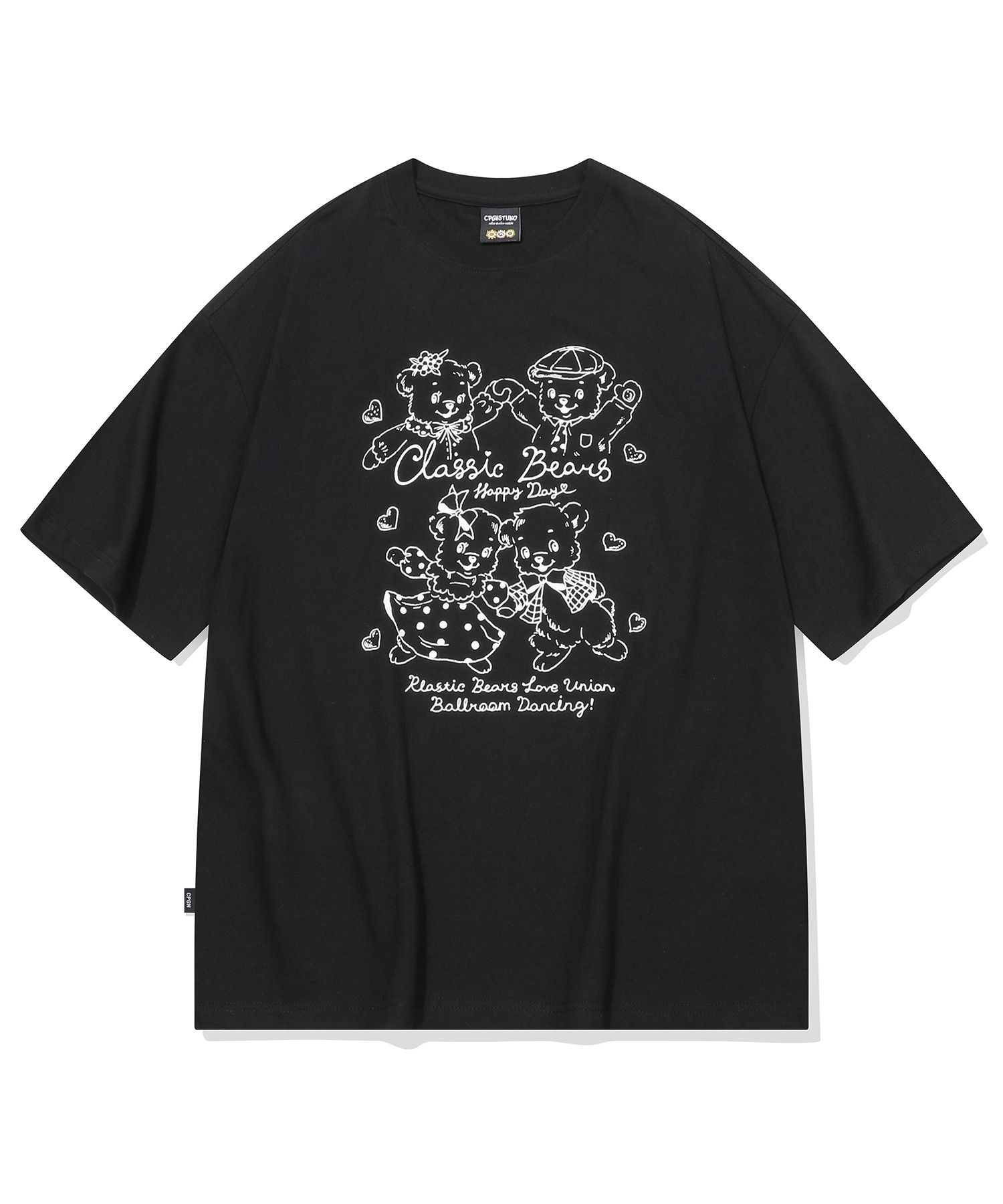 【CPGN STUDIO】Playing Bear Pigment Short Sleeve T-shirt MUSINSA | CPGN STUDIO Classic Bear Short Sleeve T-Shirt Black