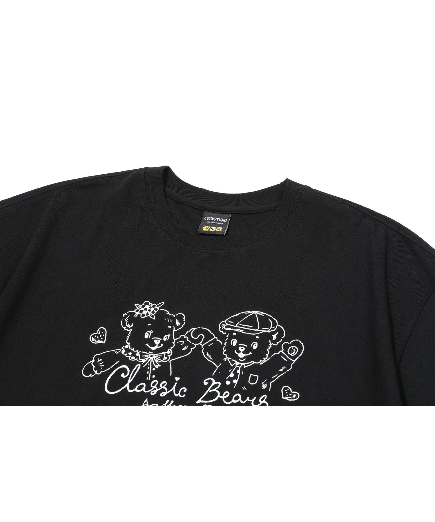 【CPGN STUDIO】Playing Bear Pigment Short Sleeve T-shirt MUSINSA | CPGN STUDIO Classic Bear Short Sleeve T-Shirt Black