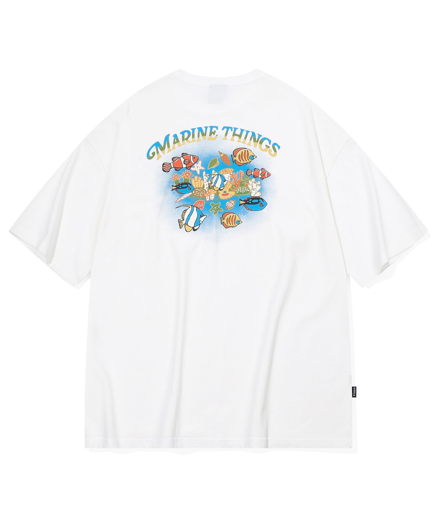【CPGN STUDIO】25SS★ Marine Blue Pigment Short Sleeve Tee MUSINSA | CPGN STUDIO Marine Blue Short Sleeve T-Shirt Star