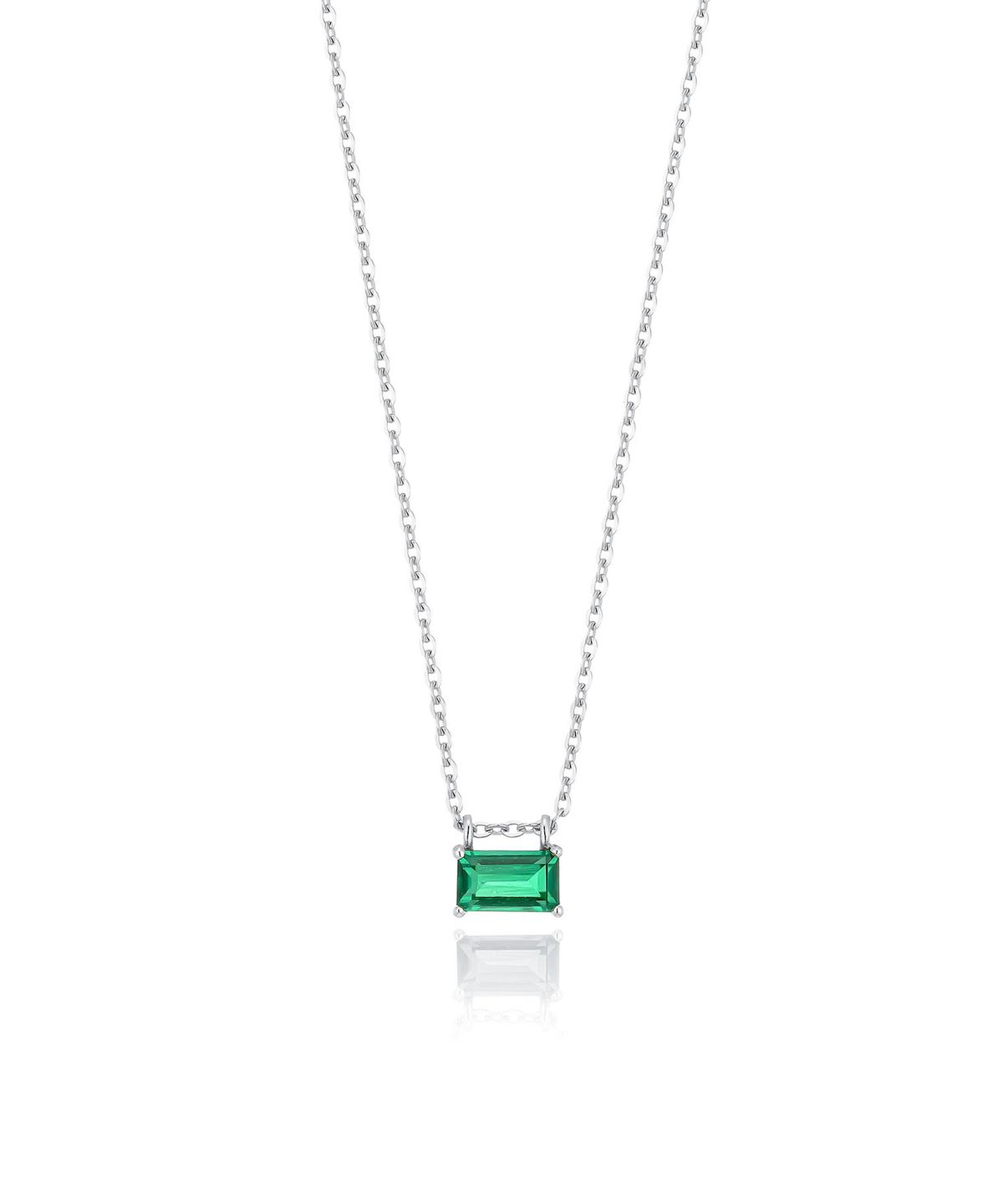 로이드(LLOYD) 에메랄드 바 10K 골드 목걸이 LNF25008D