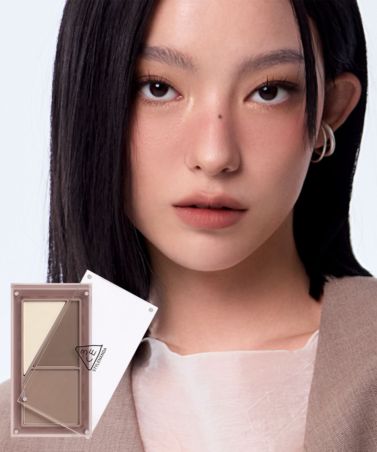 쓰리씨이(3CE) [2종] 레이어 잇 올 블러쉬+컨투어