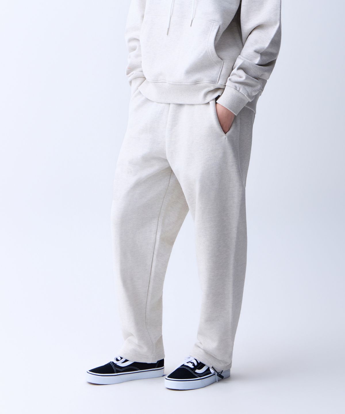 에이던엠(ADERNM) ESSENTIAL SWEAT PANTS (OATMEAL)