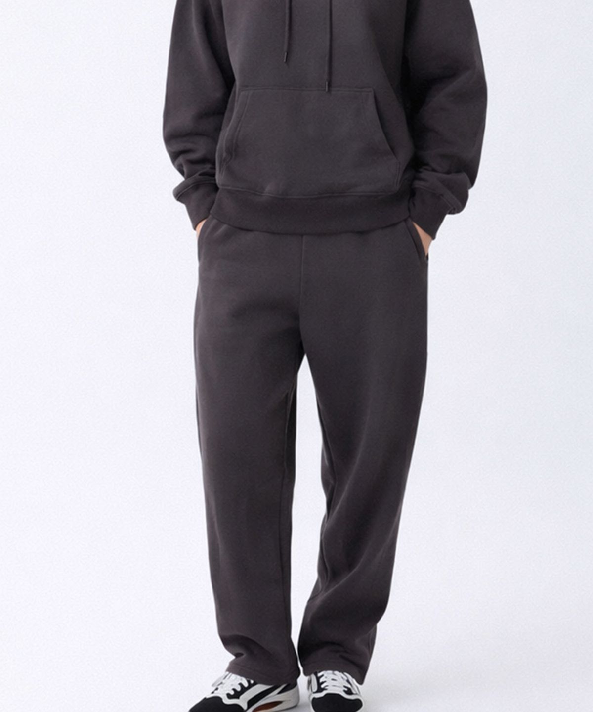 에이던엠(ADERNM) ESSENTIAL SWEAT PANTS (DARK GRAY)