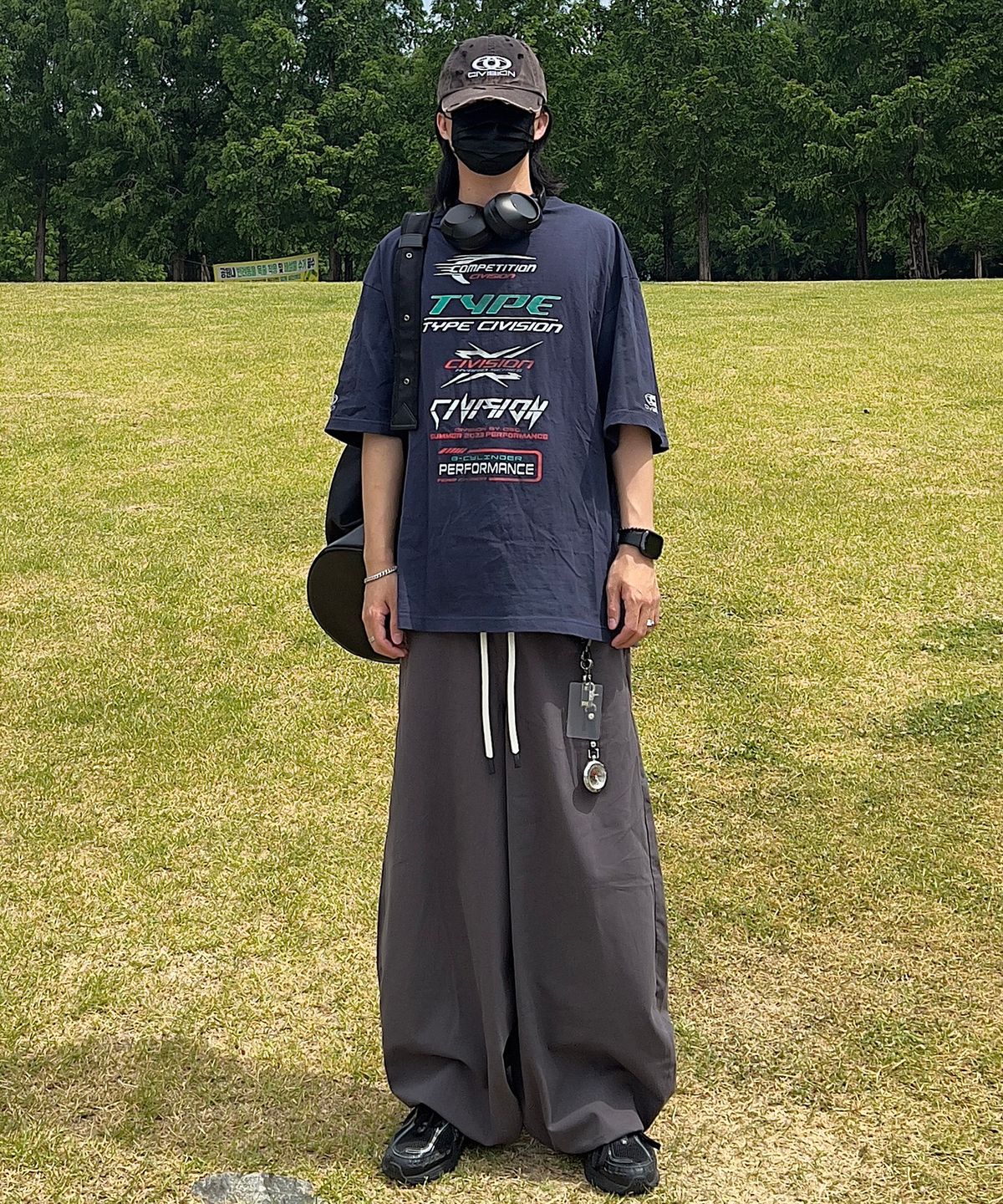 에이던엠(ADERNM) ESSENTIAL SWEAT PANTS (DARK GRAY)