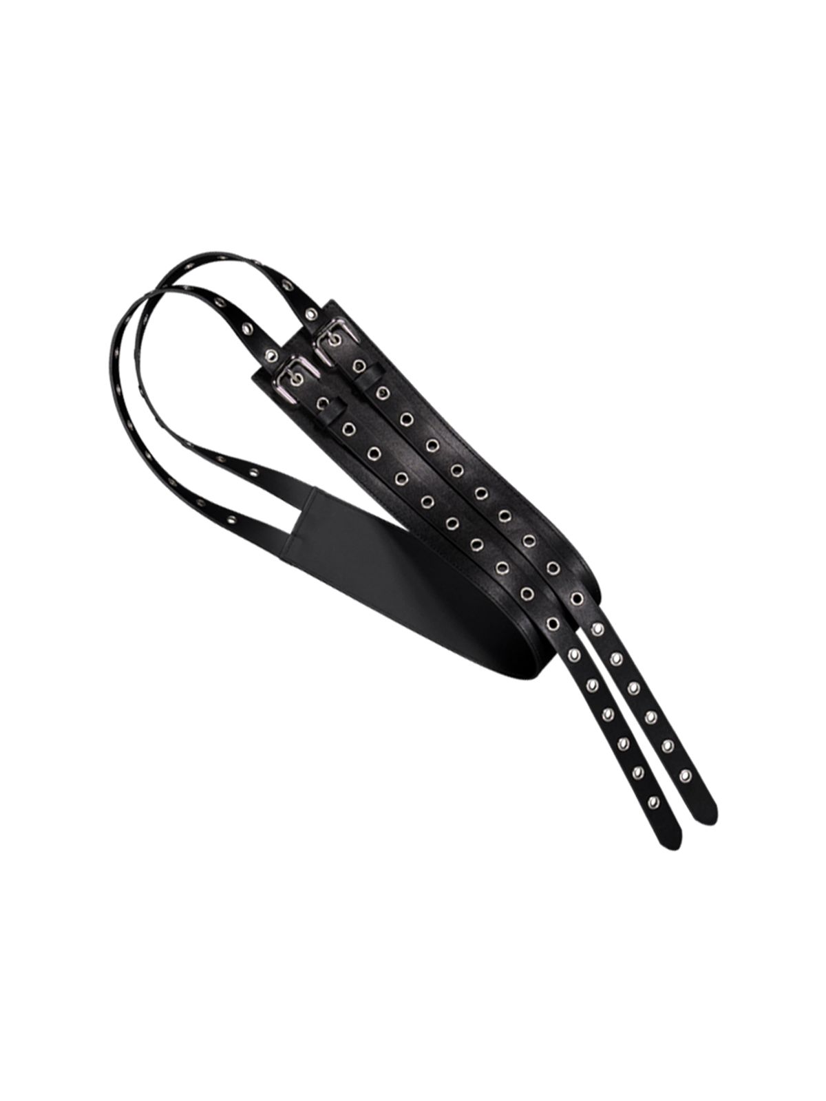 셋업이엑스이(SETUP-EXE) TWIN BUCKLE WAIST BELT / BLACK