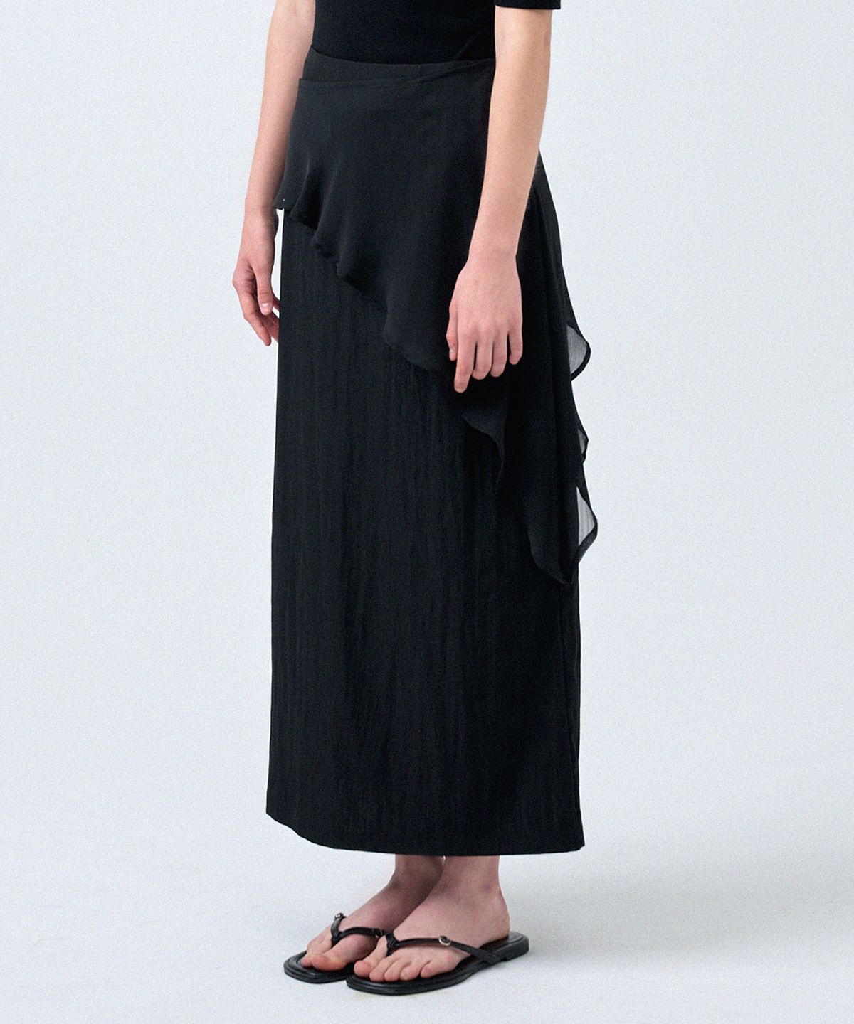 미케네(MICANE) 엘라라 레이어드 롱 스커트