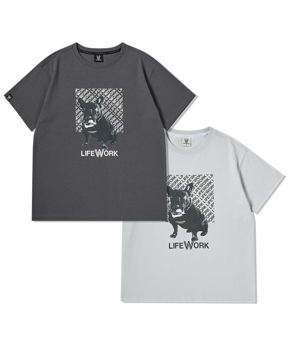 라이프워크 키즈(LIFEWORK KIDS) 키즈) 리얼 라독 로고 반팔 티셔츠