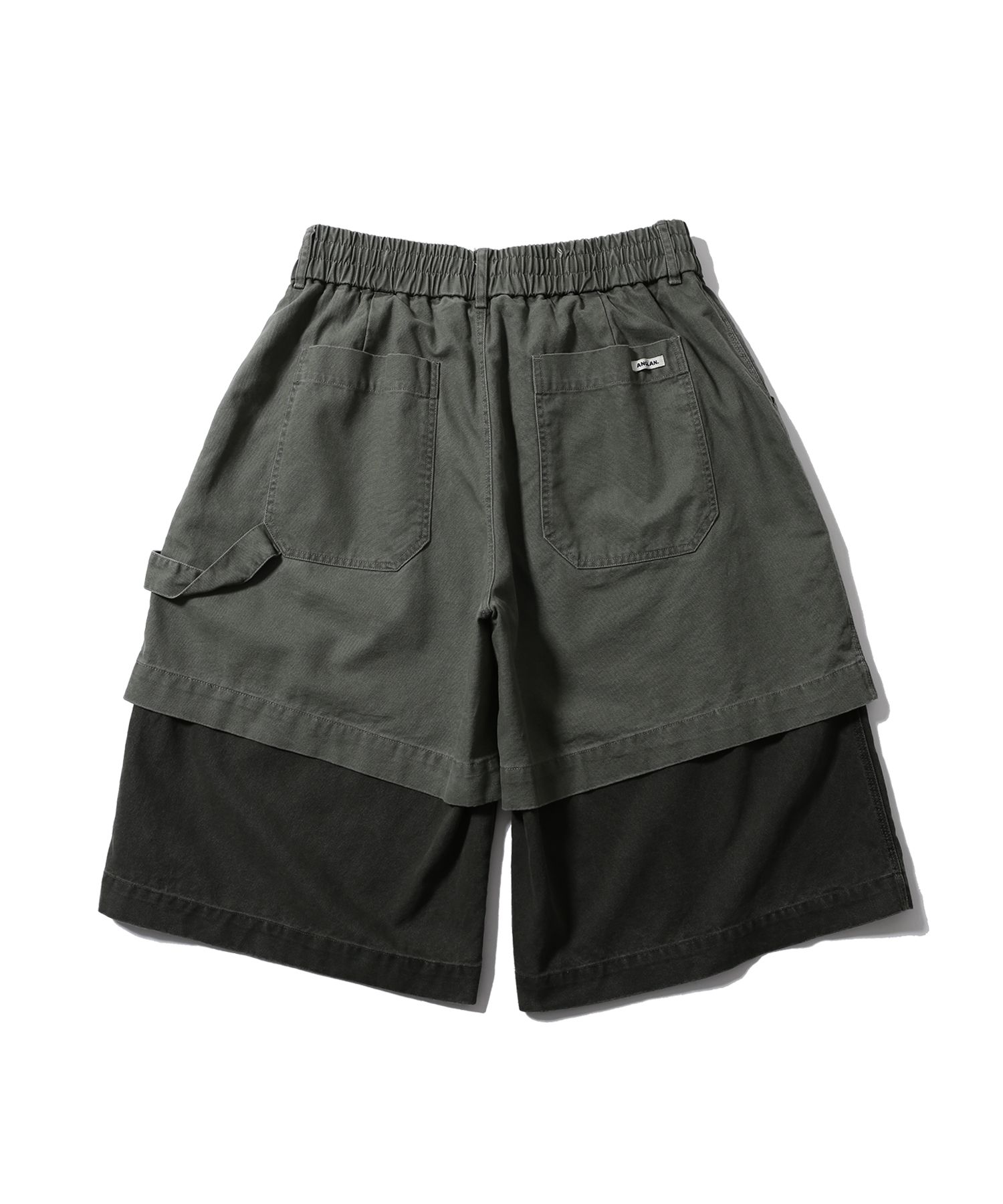【ANGLAN x HEKA】Raw Edge Sweat Half Pants HEKA - ANGLAN