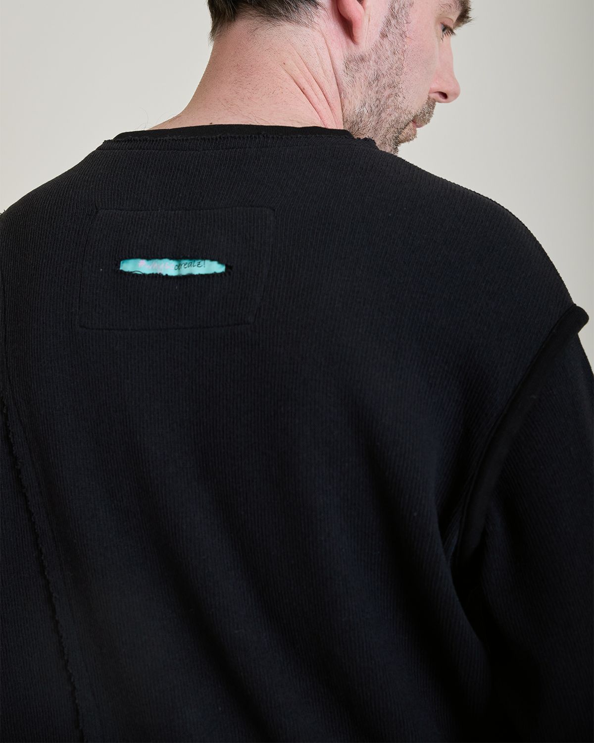 와이쏘씨리얼즈(WHYSOCEREALZ) Is This Knit Longsleeve (black)