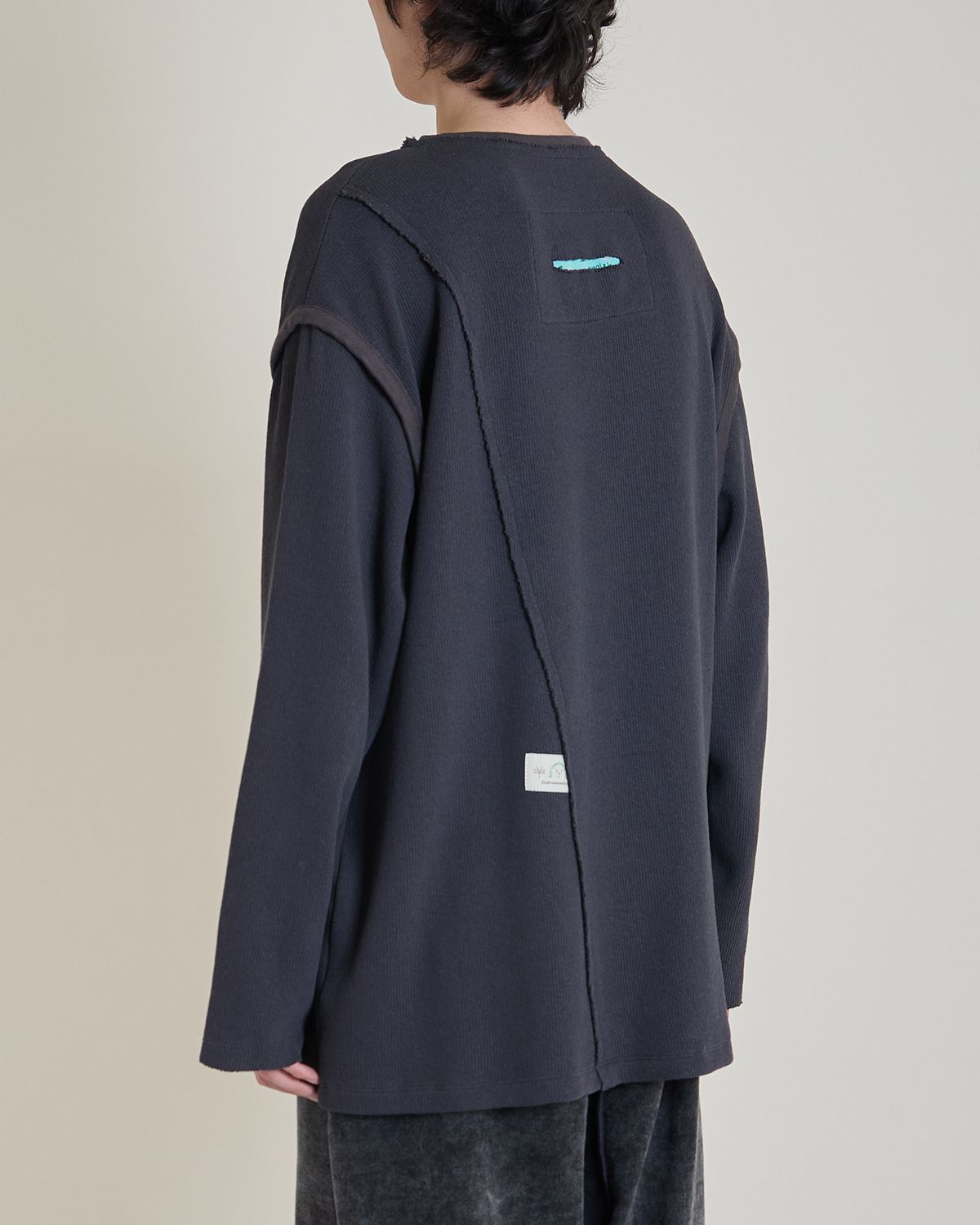 와이쏘씨리얼즈(WHYSOCEREALZ) Is This Knit Longsleeve (dark grey)