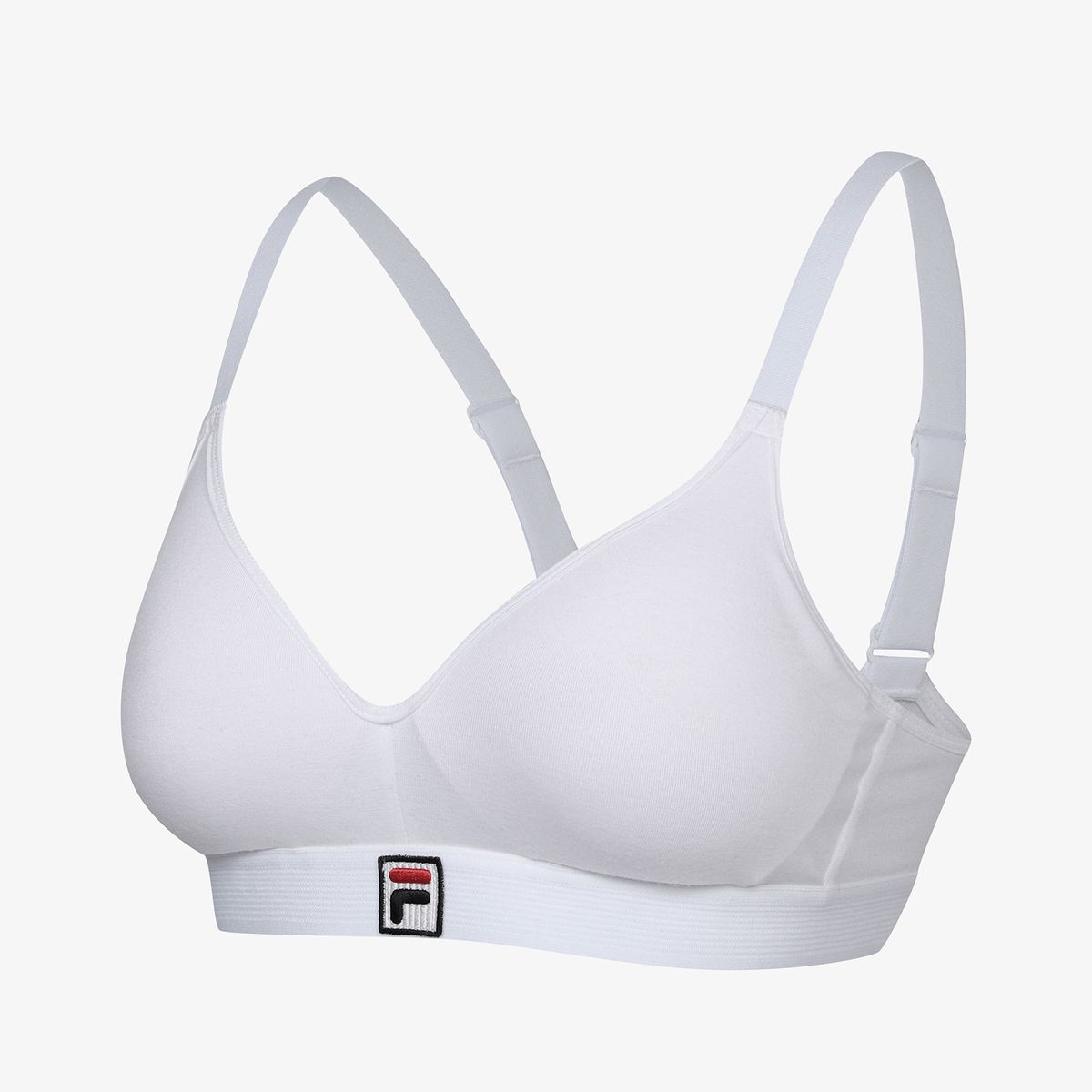 휠라언더웨어(FILA UNDERWEAR) F코튼 볼륨 브라탑 팬티 세트(FI4BAH1111FWHI)
