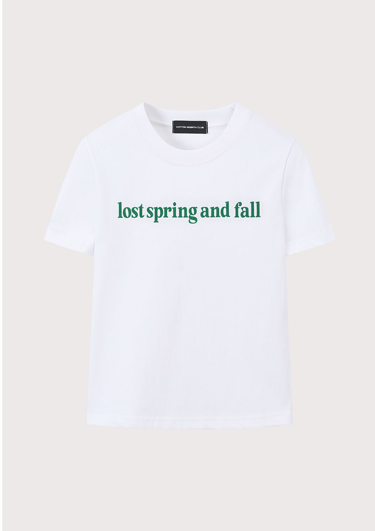 코튼리버스클럽(COTTONREBIRTHCLUB) lost spring SLIM FIT 티셔츠 (2컬러)