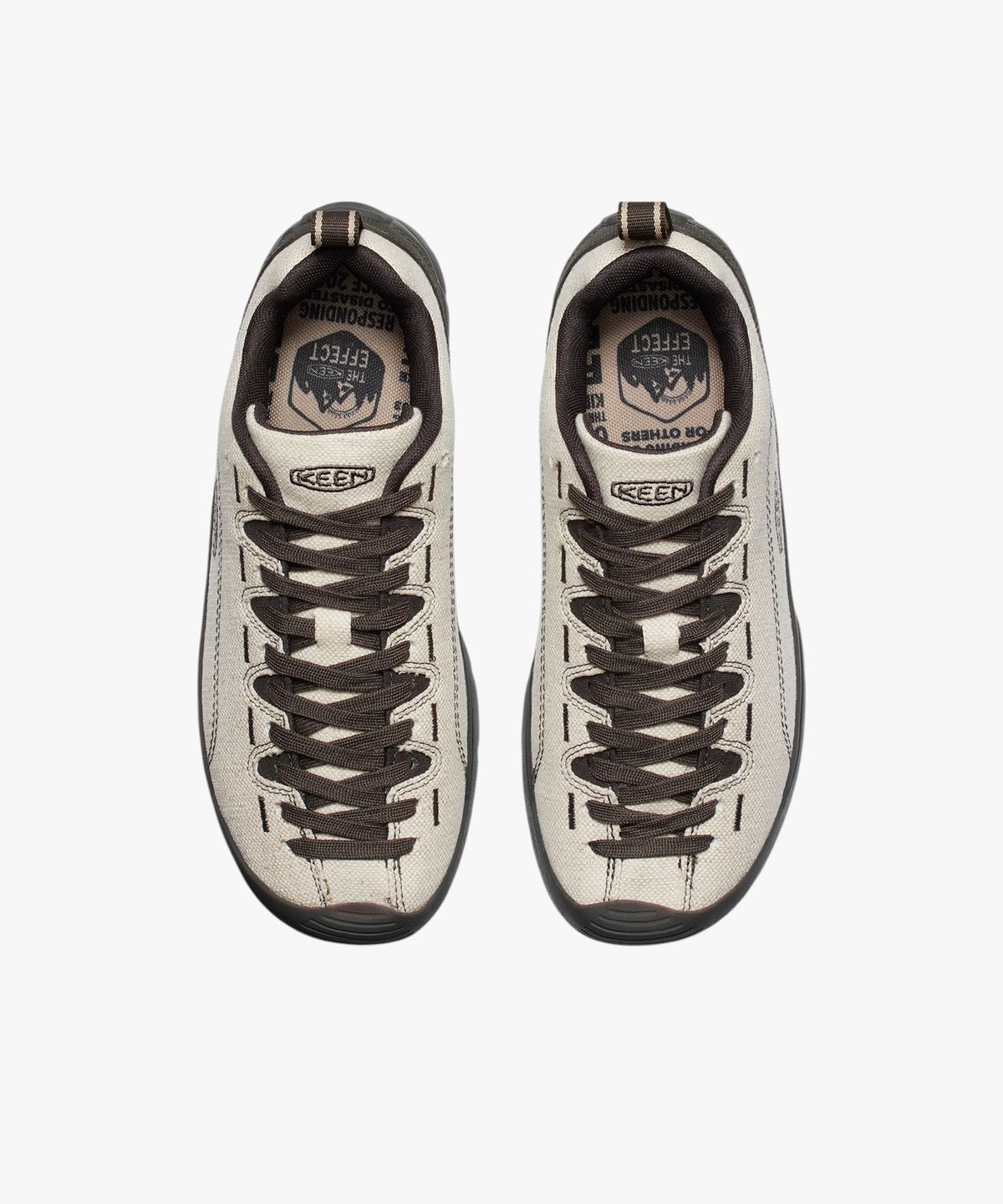 킨(KEEN) 재스퍼 캔버스 여성 스니커즈 NATURAL/BLACK OLIVE