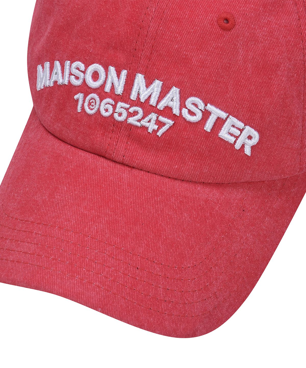 메종마스터(MAISON MASTER) 피그먼트 커브로고 볼캡
