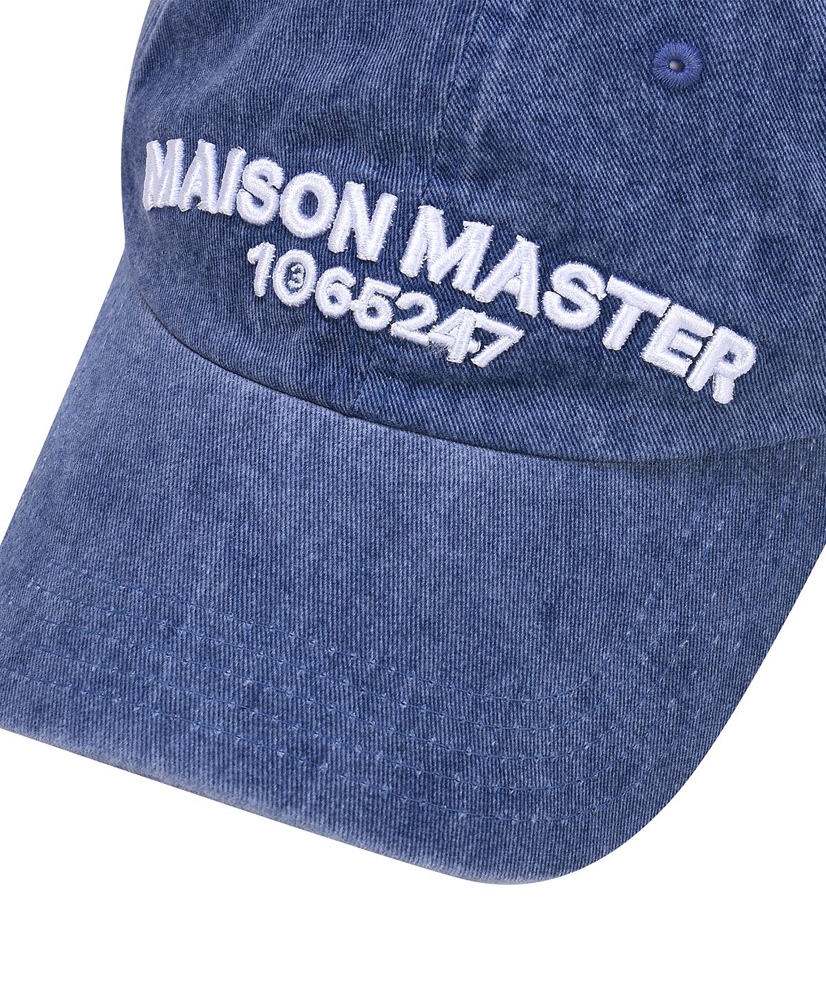 메종마스터(MAISON MASTER) 피그먼트 커브로고 볼캡