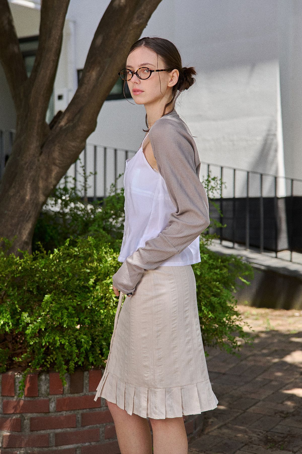벨리아르(BELLIALEU) BERRY BOLERO-ASH BEIGE