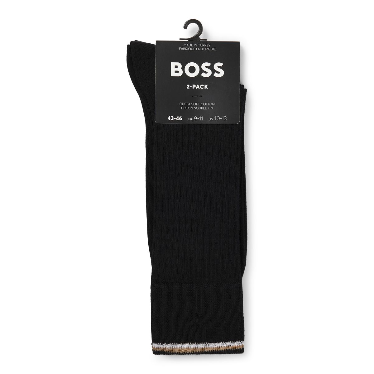 보스(BOSS) 2 PACK 소프트 코튼 양말 50537497_001