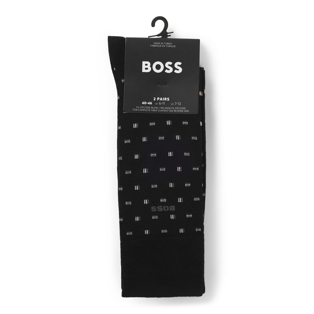 보스(BOSS) 2 PACK 머서라이즈 코튼 양말 50524282_001