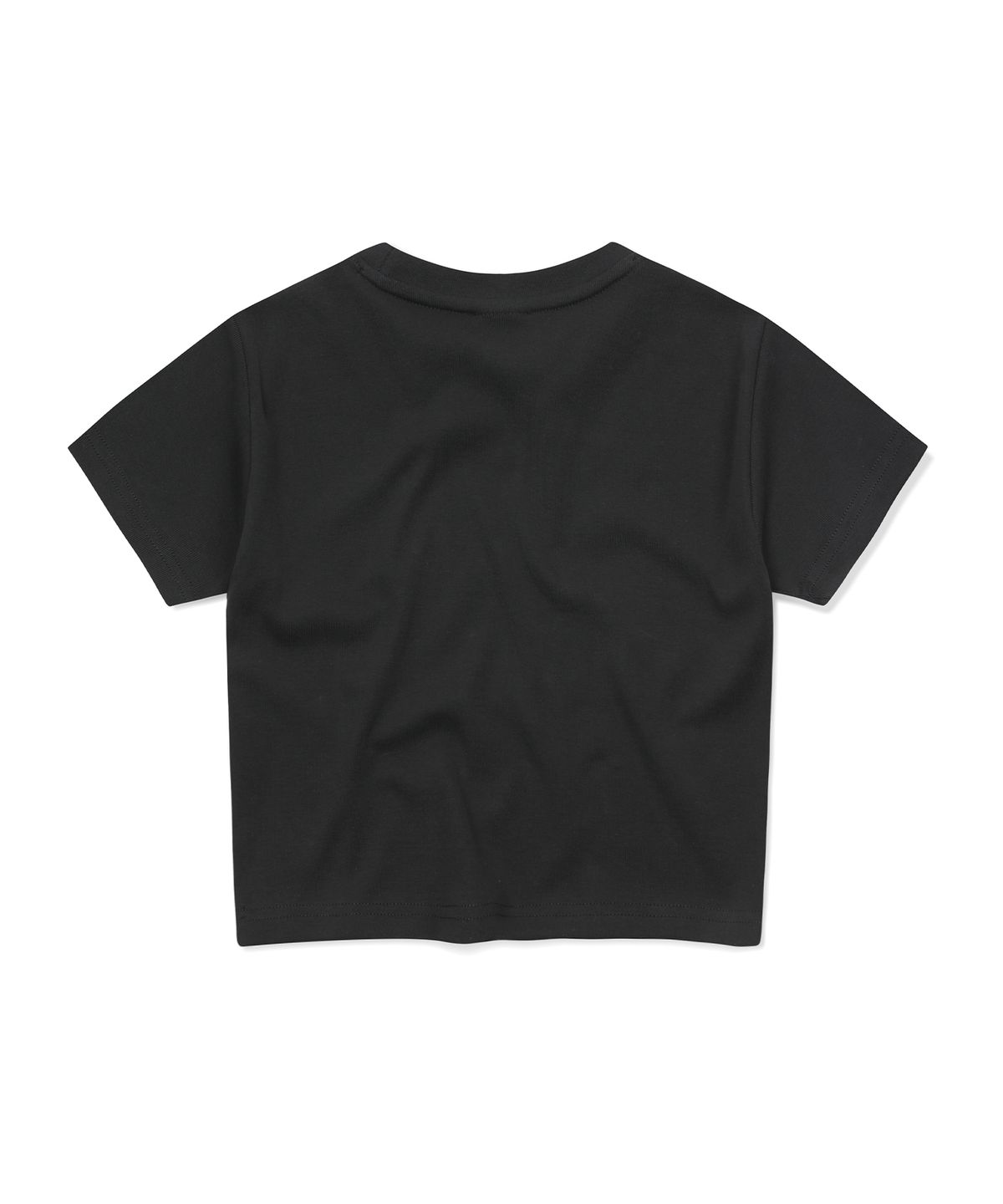 에스이에스티(S'EST) Woman Crop T-shirts Black