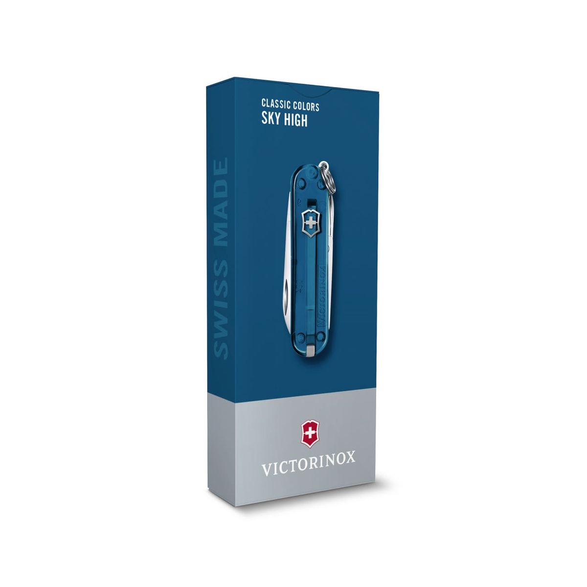 빅토리녹스(VICTORINOX) 클래식 컬러스 58mm 스몰 포켓 스위스 아미 나이프 스카이 하이 0.6223.T61G