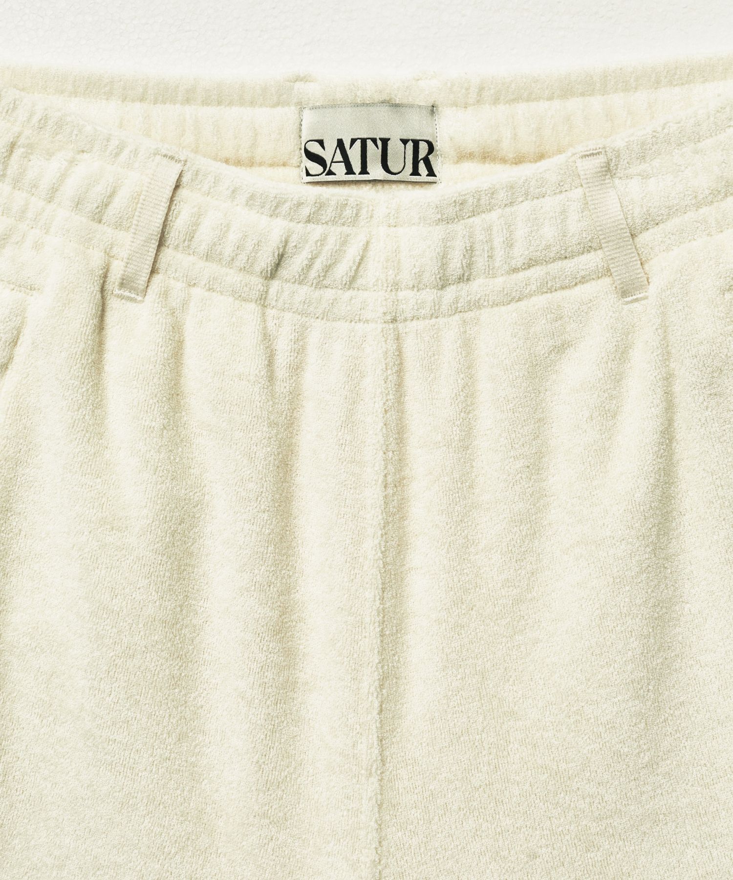 ハーフ・ショートパンツ SATUR Rotten Terry Shorts Cream SA252MHT03CRM0 MUSINSA公式 | SATUR Rotten Terry Shorts Cream