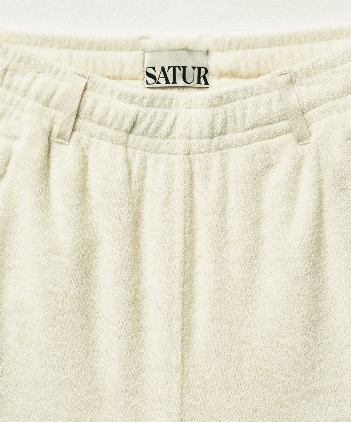 세터(SATUR) (W) 로턴 테리 쇼츠 크림