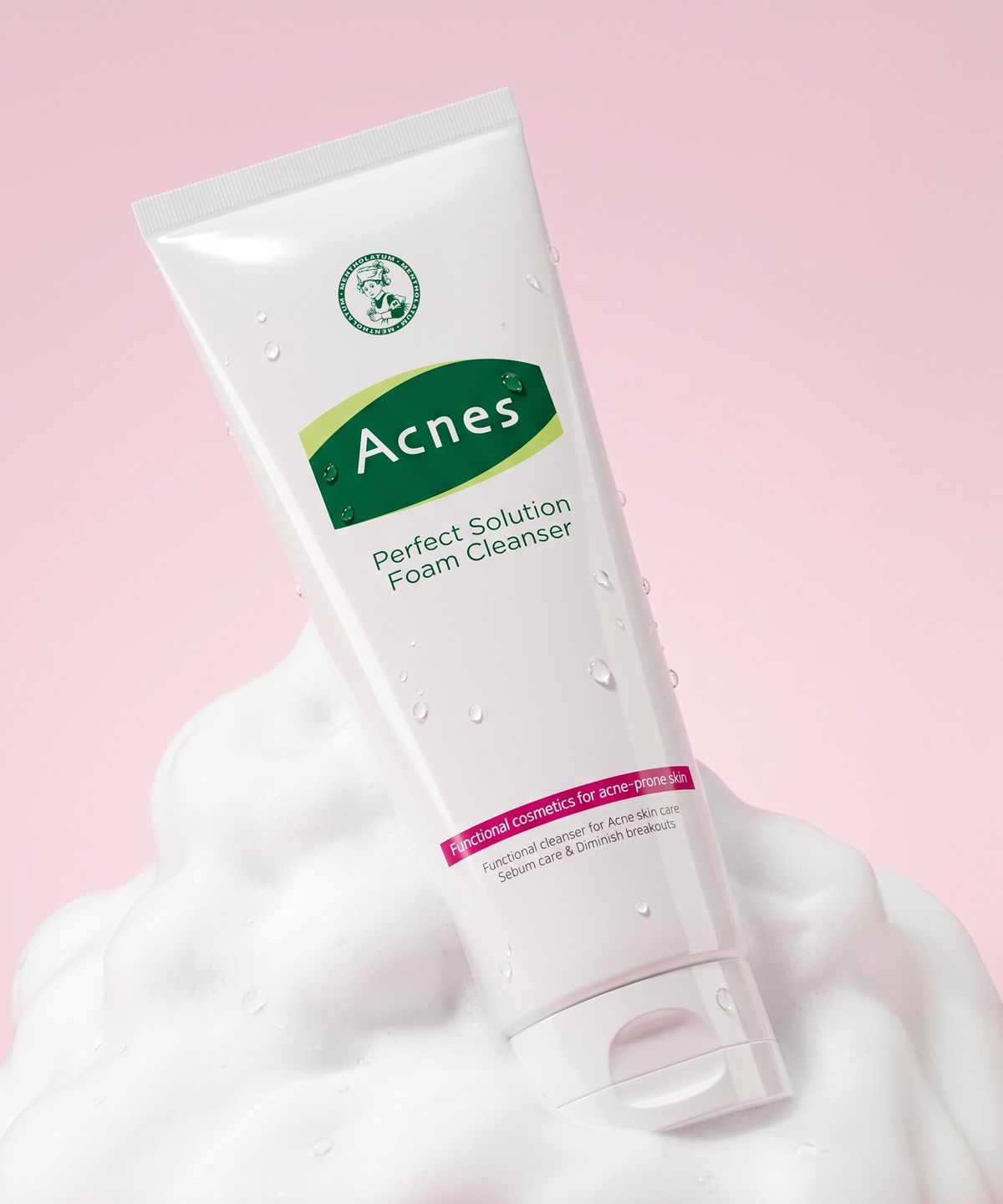 아크네스(ACNES) 퍼펙트 솔루션 폼클렌저 200ml (+퍼펙폼 60ml 증정)