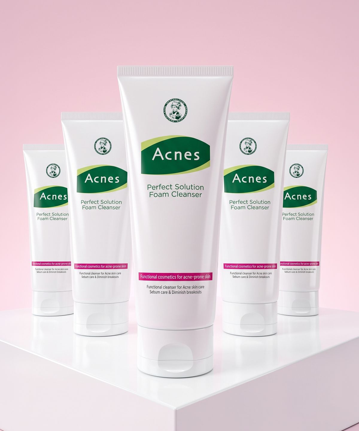 아크네스(ACNES) 퍼펙트 솔루션 폼클렌저 200ml (+퍼펙폼 60ml 증정)