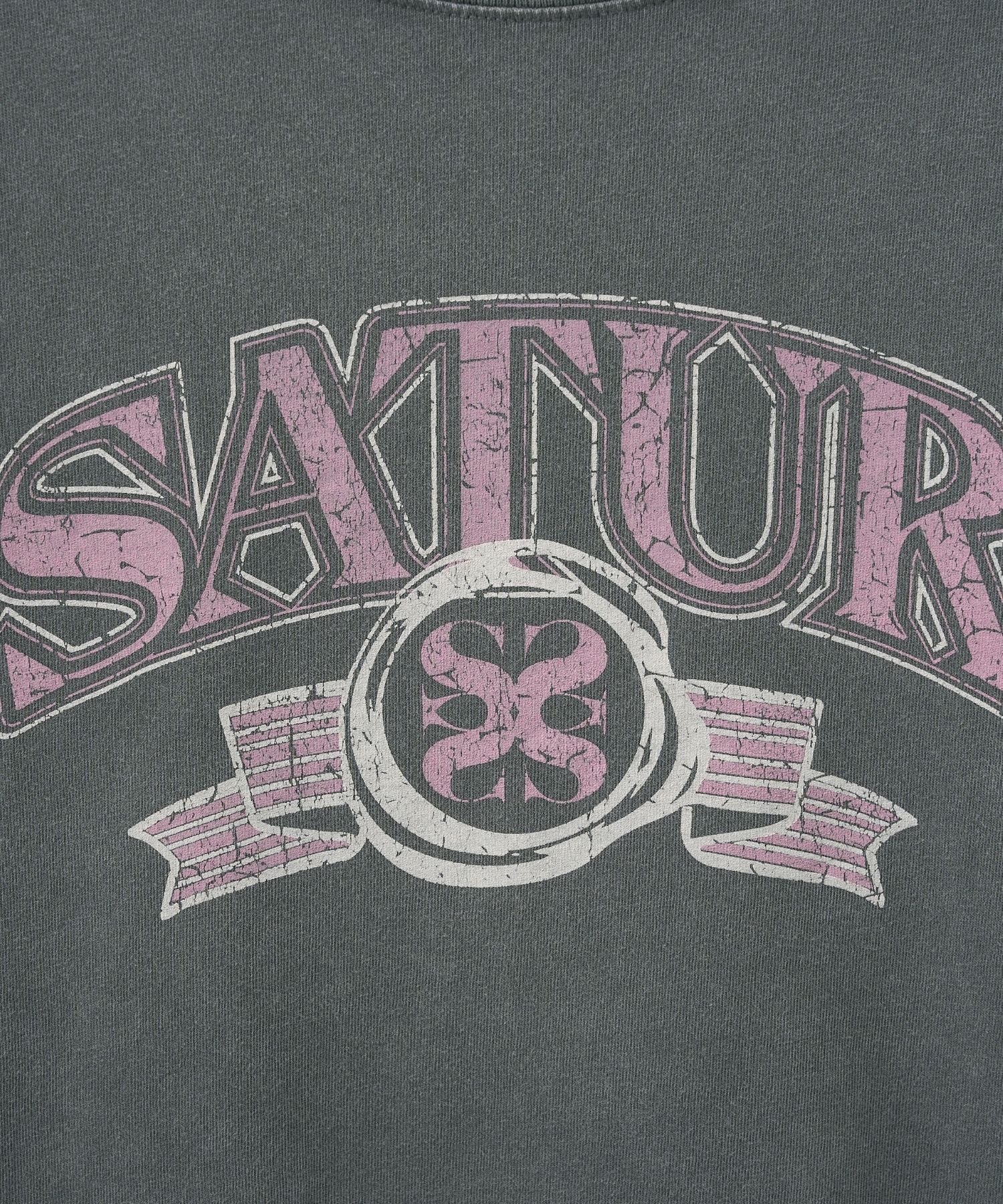 MUSINSA公式 | SATUR (W) Arch Logo Pigment Washed Short