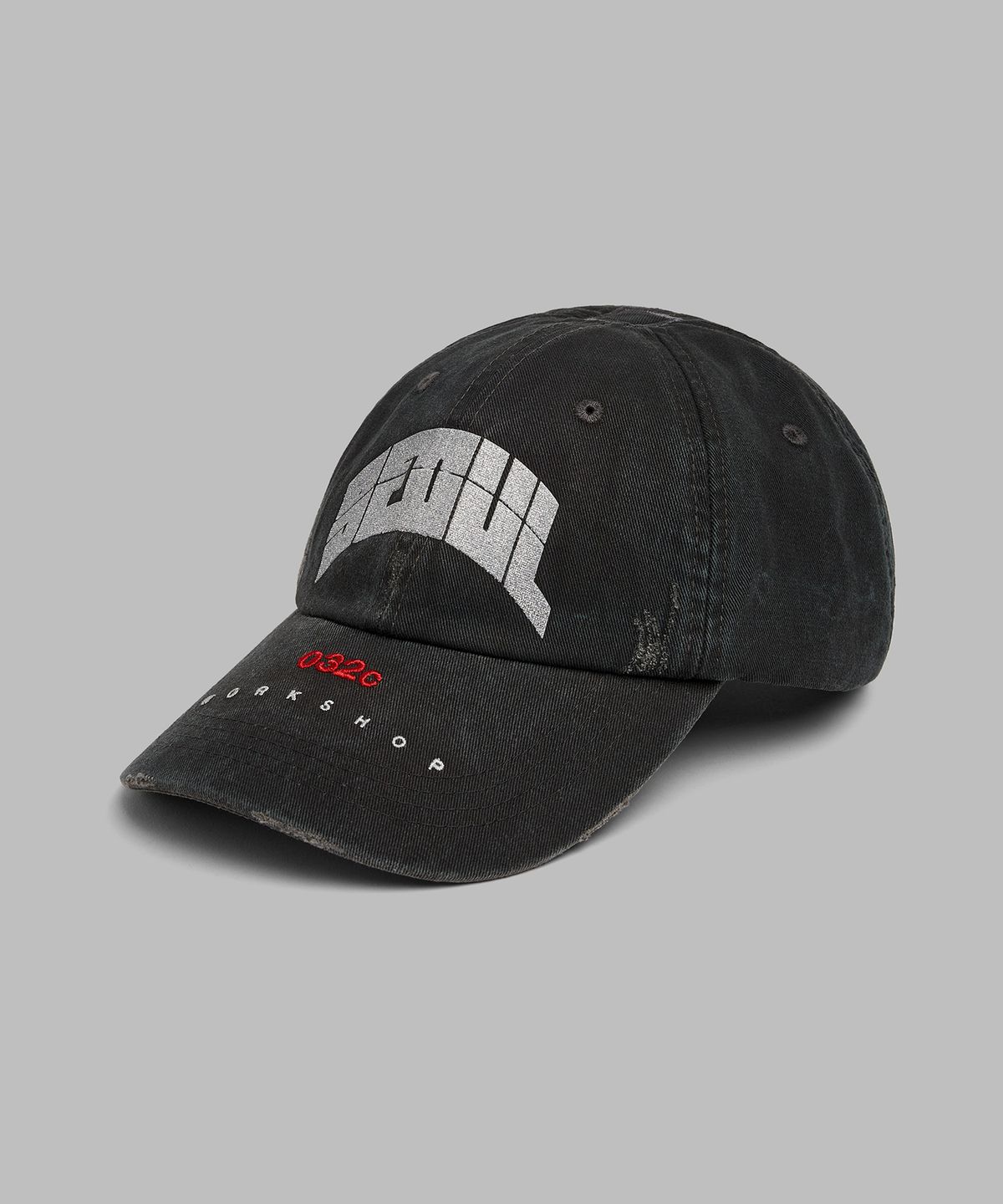 032씨(032C) (U) 서울 캡 워시드 블랙 SEOUL CAP WASHED BLACK