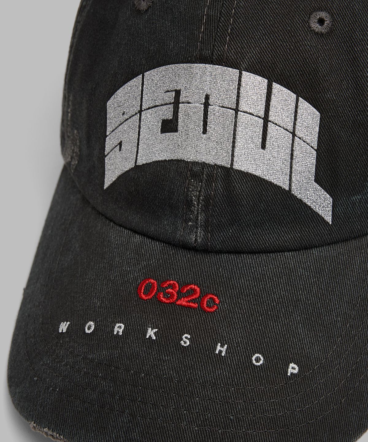 032씨(032C) (U) 서울 캡 워시드 블랙 SEOUL CAP WASHED BLACK