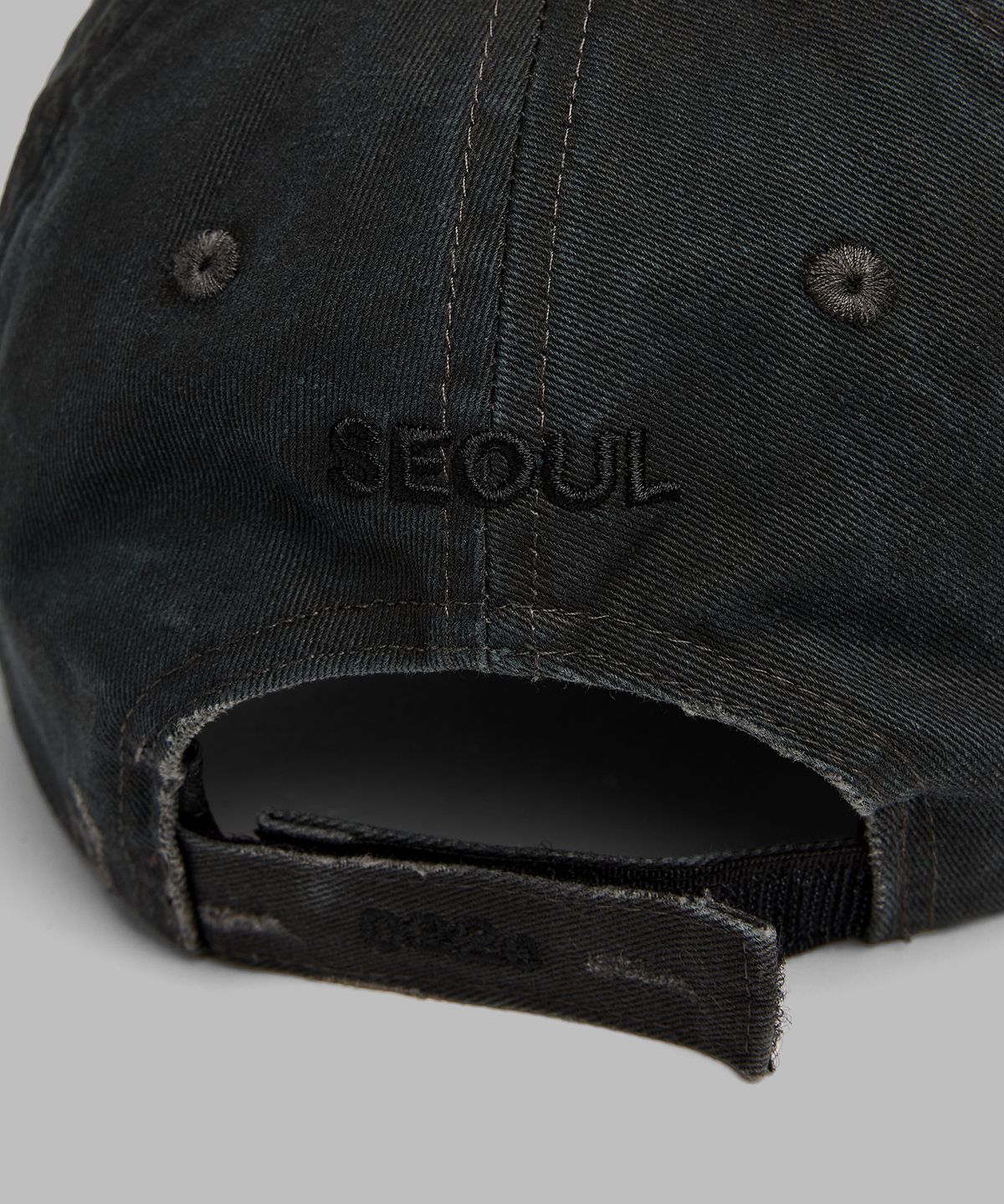032씨(032C) (U) 서울 캡 워시드 블랙 SEOUL CAP WASHED BLACK